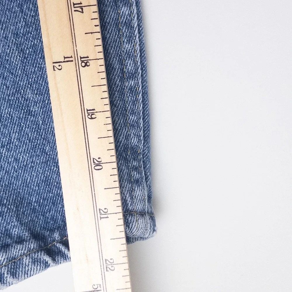 Vintage 90s Lee High Rise Denim Jeans Medium‎ Wash Kids Size 8